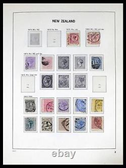 Lot 37683 Stamp collection New Zealand 1855-2002 in 4 Davo albums