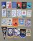 Lot of 22 Vintage Lions Club International Banners Japan New Zealand Korea