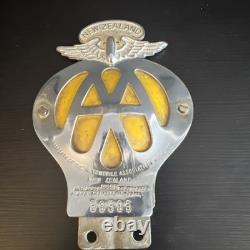 Lovely Vintage New Zealand AA Automobile Association Car Badge No 39395 1945/67