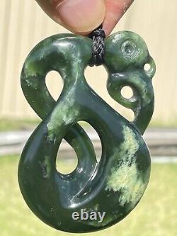 MARSDEN JADE New Zealand Greenstone Pounamu NEPHRITE Dean's BIG MANAIA CROSSOVER