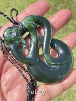 MARSDEN JADE New Zealand Greenstone Pounamu NEPHRITE Dean's BIG MANAIA CROSSOVER