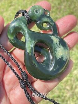 MARSDEN JADE New Zealand Greenstone Pounamu NEPHRITE Dean's BIG MANAIA CROSSOVER