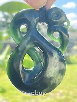 MARSDEN JADE New Zealand Greenstone Pounamu NEPHRITE Dean's BIG MANAIA CROSSOVER