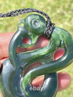 MARSDEN JADE New Zealand Greenstone Pounamu NEPHRITE Dean's BIG MANAIA CROSSOVER