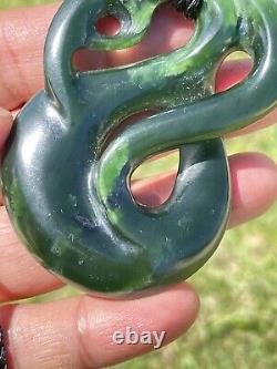 MARSDEN JADE New Zealand Greenstone Pounamu NEPHRITE Dean's BIG MANAIA CROSSOVER