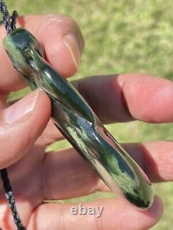 MARSDEN JADE New Zealand Greenstone Pounamu NEPHRITE Dean's BIG MANAIA CROSSOVER