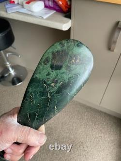 MERE LARGE NZ ARAHURA POUNAMU GREENSTONE Tangiwai MAORI 11' inch x 4