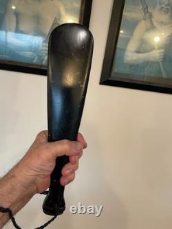 MERE LARGE NZ ARAHURA POUNAMU GREENSTONE Tangiwai MAORI 335mm x 75mm