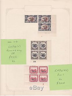 MN52 New Zealand Specialised collection of 1935 Pictorials Official Overprints