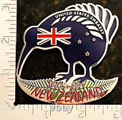 MSG-Det Marine Security Guard Detachment Wellington, New Zealand Challenge Coin