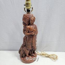 Maori Chief Lamp Resin BASE ONLY Hei Tiki New Zealand Aotearoa