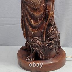 Maori Chief Lamp Resin BASE ONLY Hei Tiki New Zealand Aotearoa