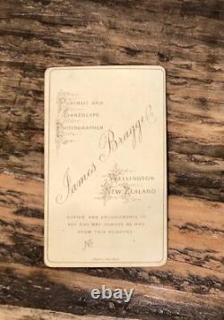 Maori Leader RENATA KAWEPO New Zealand Photo Tribal Face Tattoo Rare Antique