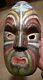 Maori New Zealand Handcarved Painted Wood Authentic Tribal Face Mask 10 x 5.5