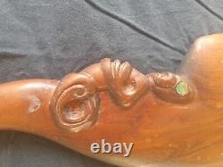 Maori New Zealand Wahaika Vintage Carving