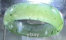 Maori New Zealand hand carved Nephrite Jade Pounamu Finger Ring ca. 20th century