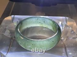 Maori New Zealand hand carved Nephrite Jade Pounamu Finger Ring ca. 20th century