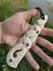 Maori Pendant Huge Pikorua Double Twist Hand Carved Bone New Zealand