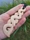 Maori Pendant Huge Pikorua Hei Hand Carved Bone New Zealand