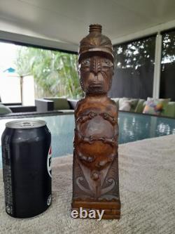 Maori Tekoteko Tiki New Zealand Vintage