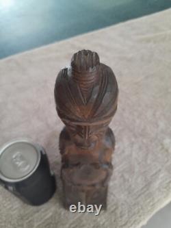Maori Tekoteko Tiki New Zealand Vintage