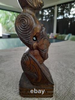 Maori Tekoteko Tiki New Zealand Vintage