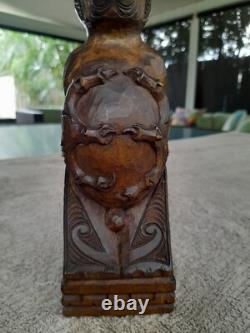 Maori Tekoteko Tiki New Zealand Vintage