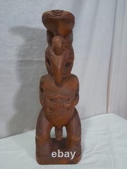 Maori Tiki / Tekoteko Carving New Zealand