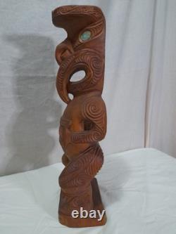 Maori Tiki / Tekoteko Carving New Zealand