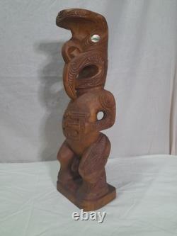 Maori Tiki / Tekoteko Carving New Zealand