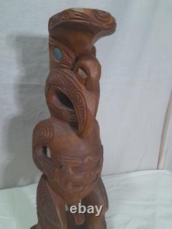 Maori Tiki / Tekoteko Carving New Zealand