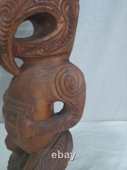 Maori Tiki / Tekoteko Carving New Zealand