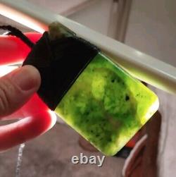 Maori Toki/Adze Pendant Jade Nephrite Green Stone Necklace New Zealand Pounamu