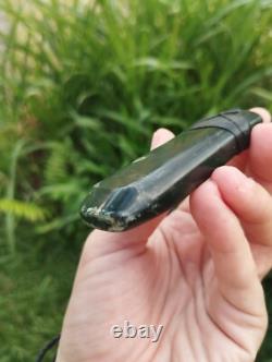 Maori Toki/Adze Pendant Jade Nephrite Green Stone Necklace New Zealand Pounamu