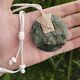 Maori Toki Koru Pendant Jade Nephrite Green Stone Necklace New Zealand Pounamu