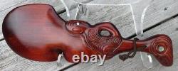 Maori Tribal Ceremonial Wahaika War Club Wood New Zealand Replica