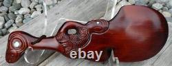 Maori Tribal Ceremonial Wahaika War Club Wood New Zealand Replica