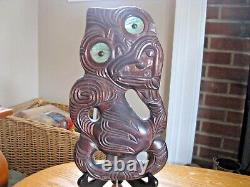 Maori Tribe Hand Carved in Rotorua New Zealand 13 TIKI Wall Decor