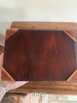 Maori Wood Tiki Box Paua Shell Eyes Carved In New Zealand Signed Terewa Kerekera
