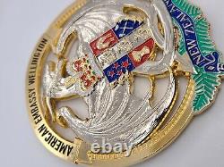 Marine Security Guard Detachment Wellington, New Zealand Challenge Coin