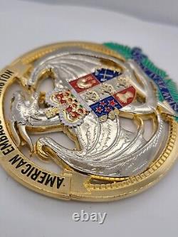 Marine Security Guard Detachment Wellington, New Zealand Challenge Coin