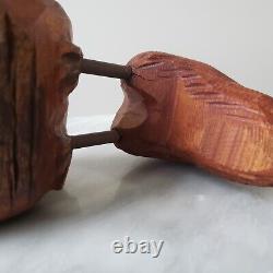 Mark Dimock Wood Kiwi Bird New Zealand Totara Vintage Wood Sculpture Figurine