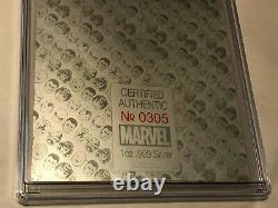 Marvel Avengers #4 (2019) 1oz Pure Silver Foil Scottsdale Mint Replica CGC 10