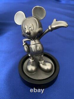 Mickey Mouse 150 gram Silver Figurine New Zealand Mint #/1000 RARE 90th Annivers