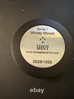 Mickey Mouse 150 gram Silver Figurine New Zealand Mint #/1000 RARE 90th Annivers