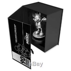 Mickey Mouse 90th Anniversary 2018, 150g pure silver miniature