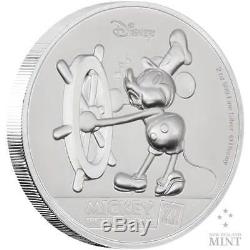 Mickey Mouse 90th Anniversary 2018 Niue 2oz high relief proof silver coin