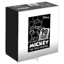 Mickey Mouse 90th Anniversary 2018 Niue 2oz high relief proof silver coin