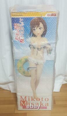 Misaka Mikoto Figure Swimsuit 1/2.5 Soft bust Certain Scientific Railgun Used JP