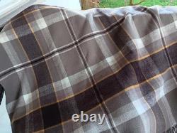 Mosgiel New Zealand Wool Reversible Travel Rug Camp Blanket 52 X 66